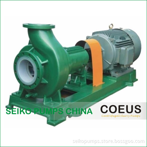 Coeus Fluorine Plastic Lined Chemical Pump